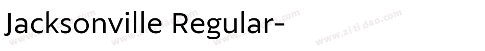 Jacksonville Regular字体转换